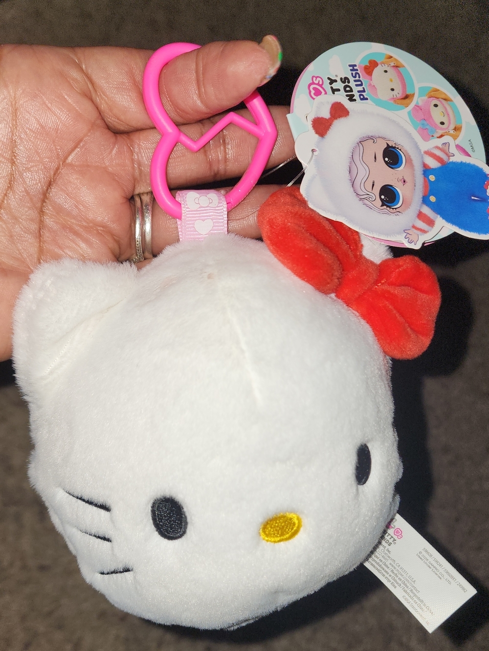 Sanrio Hello Kitty And Friend Reversible Plush W/Zipper Pouch